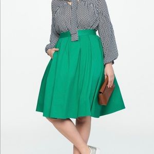 Green Midi Skirt